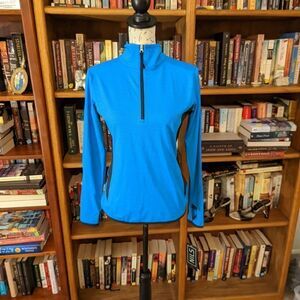 𝅺nils 1/2 zip midlayer moisture wicking ski athletic katelin top s nwt